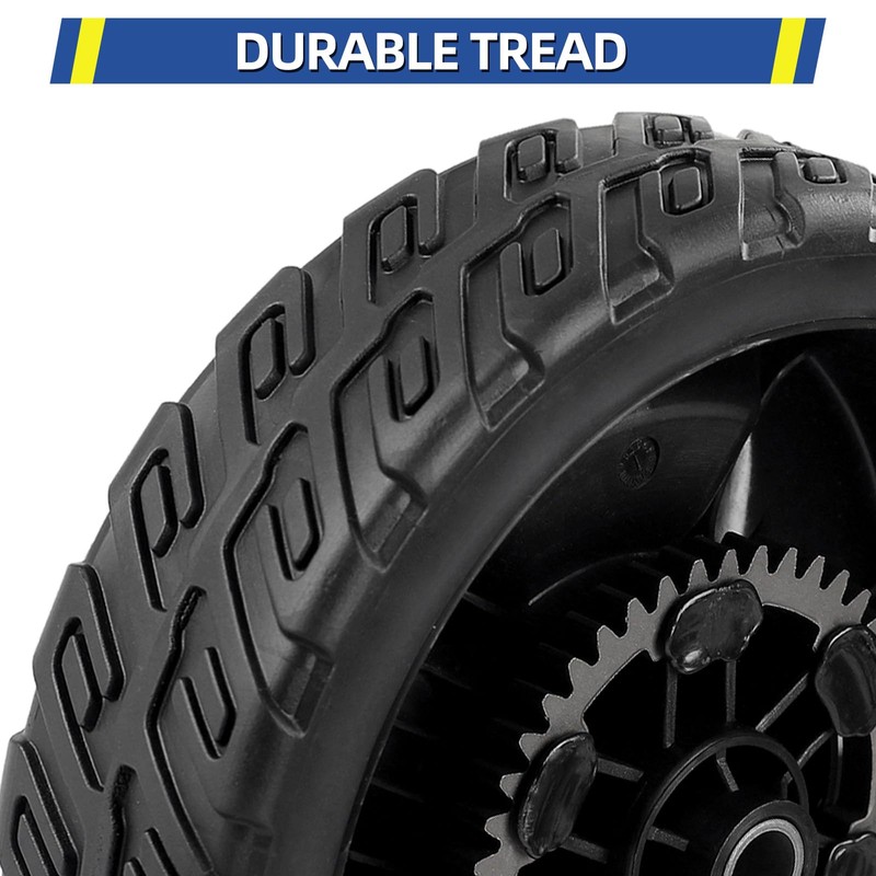 GICOOL 42710-VR8-N00ZA Lawn Mower Rear Wheels, 8 Inch Wheels Kit