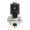 U.S. Solid 3/8" Stainless Steel Solenoid Valve 24V AC Normally