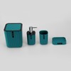 Hosoncovy 4 Pieces Bathroom Accessory Set Bathroom Container Set with
