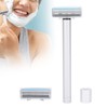 Men Electric Double Edge Razor Portable Adjustable Vibration Metal Shaver