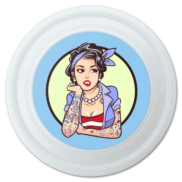 GRAPHICS & MORE Rockabilly Retro Pin Up Girl with Tattoos