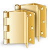 Handicap Brass Expandable Door Hinges - Offset Hinges for Doors