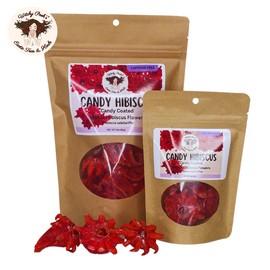 Witchy Pooh's Candy Hibiscus - Sweet Candy Coated Whole Hibiscus Flowers