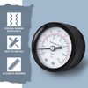 Innfeeltech 1 Pcs 40mm Well Pump Pressure Gauge BSP 1/8"
