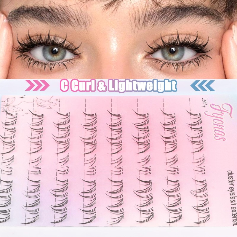 Bottom Lash Clusters Natural Eyelash Clusters Under Eye Lashes (Bottom02)