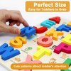 Mayaphilos Wooden Alphabet Puzzle, Spanish Alphabet Puzzle, Preschool Learning Activity,