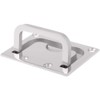 POFET 2pcs 75mm x 55mm Boat Hatch Handle Stainless Steel