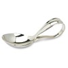 Krysaliis Sterling Silver Bent Curved Baby Feeding Spoon - Premium