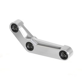 -30mm Lowering Suspension Linkage ARM CNC Rear Lowering Link Rear Drop Link Compatible With MT07 MT-07 XSR700 XSR 700 FZ07 YZF-R7 ZYF R7 2014-2025 (Silver)