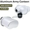 BeGrit Military Canteen Army Canteen WWII US G.I. Style Canteen