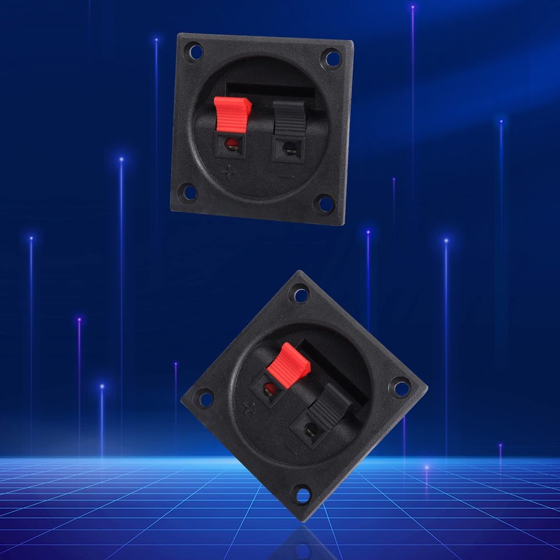 PNGKNYOCN 2 Way Speaker Clamp Clip 2 Position Square Spring