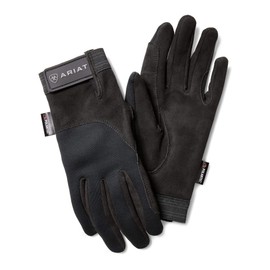 ARIAT Insulated Tek Grip Glove Black - Easy Stretch - Unisex Glove Size - 11