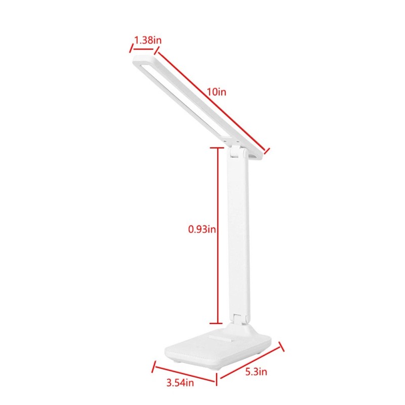 LED Desk Lamp Touch Sensor Reading Foldable Table Lamp Eye