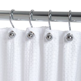 ZPC Zenith Products Corporation SSR006SS Zenna Home, Ball Shower Hooks, Chrome