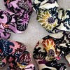 Kubakasaya Ryukyu Beni Shape Hair Clip, Okinawa, Souvenir, Red Scrunchie,