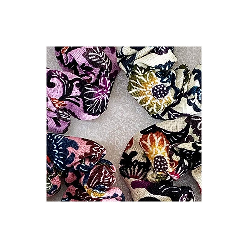 Kubakasaya Ryukyu Beni Shape Hair Clip, Okinawa, Souvenir, Red Scrunchie,