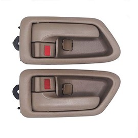 BOPART Inside Interior Door Handle for 97-01 Toyota Camry, 1997 1998 1999 2000 2001 Camry Front Rear Driver & Passenger Side Inner Door Handle Replacement (Beige/Tan)