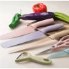 millerhous Set Kit Cuchillos Chef Recubrimiento Cerámica Colores Pastel