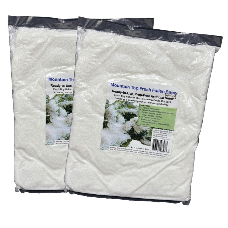 Mountain Top-Like Fresh Fallen Snow 2-Pack of 10 Ounce Polyethylene