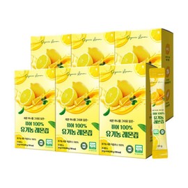 Pure 100% NFC Organic Lemon Juice & Lemon Water 6 Boxes (Total 84 Pouches) / Spanish Lemons Lemon Sticks / 퓨어 100% NFC 유기농 레몬즙 레몬수 6박스 (총 84포)  스페인산 레몬 레몬스틱