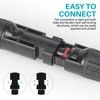 KNMIPJD Solar connectors Tool-Free Solar Cable connectors Solar Connector for
