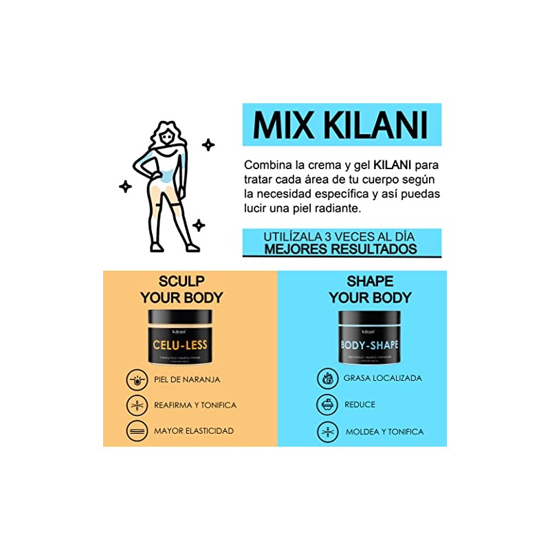Body Shape Kilani Gel Super Concentrado - Algas Marinas, Elastina