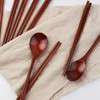 Nature Wood Wide Cutlery Set for 5 / Lacquered Wooden