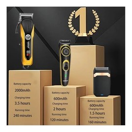 Razors Advanced Hair Cutting Tools 3-Piece Set, Electric Trimmer Set, USB Charging, Cordless use, Men's Razor. Designed for You