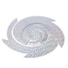 6PCS Bird Repellent Reflector Silver Spiral Bird Repellent Sheet Scare