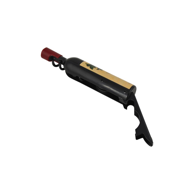 Magnetic Wine Bottle Corkscrew Black