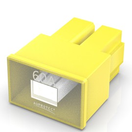 AUPROTEC PAL AS Block Fuse Female OTO AS Japan 20A - 60A Selection: 60A Amps Yellow Pack of 10