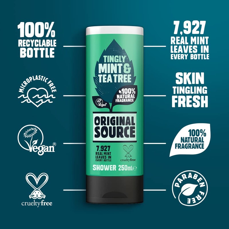 Original Source Tea Tree & Mint Shower Gel 250ml -