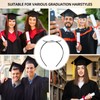 LQTSLFM Bachelor Hat Headband, Graduation Hat Headband Insert, Black, Graduation