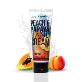 Urban Hydration Peach & Papaya Hand Cream, Hydrating & Moisturizing Hand Cream for Men and Women, Brighten & Glow Formula with Ceramides and Antioxidants, Sulfate-Free & for All Skin Types – 4 FL Oz