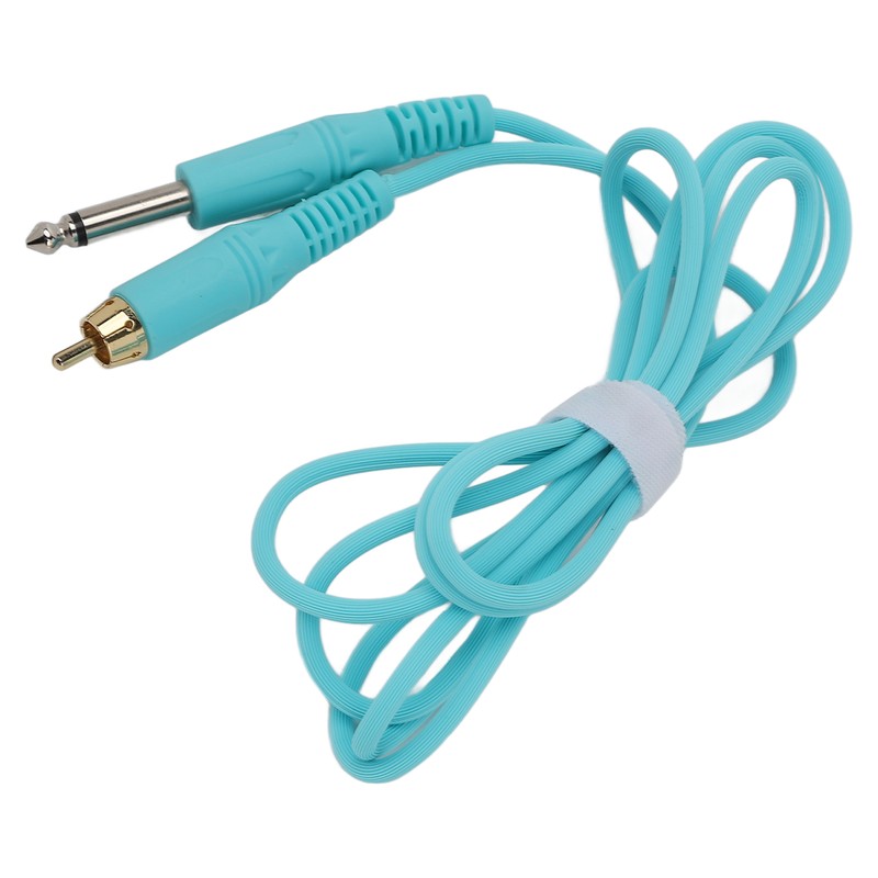 2m Length Tattoo Clip Cord RCA Interface Strong Conductivity Silicone