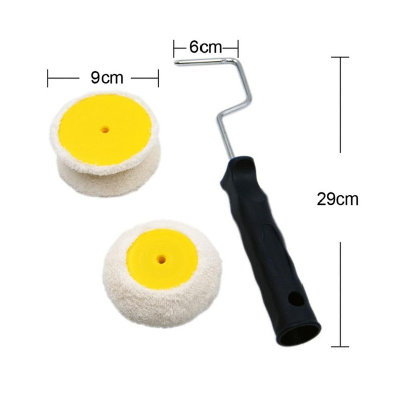Urjumpea Paint Roller Pipe Paint Roller with Frame Corner Paint
