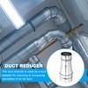PATIKIL 4 Inch to 3 Inch Round Duct Reducer Increaser
