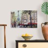 CANVAS ON DEMAND Springtime in Paris Wall Decal, Paris Artwork