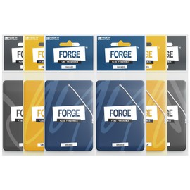 FORGE Car Air Fresheners for Men - Luxury Perfume Six Pack (Savage x 2, One Billion x 2, Ventus x 2) - Long-Lasting Scents & Odour Eliminators - Premium Hanging Auto Deodoriser for Fresh Smell - Made In UK