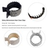 WUPENGSA High Ponytail Clips, High Ponytail Hair Clips, Metal, Non-Slip,