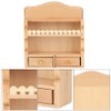 1:12 Miniature Doll House Kitchen Wall mounted Storage Rack Accessory