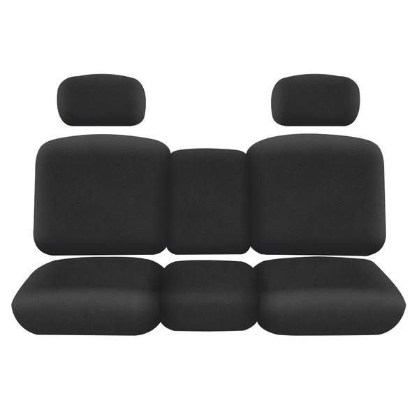 REARACE UTV Seat Covers, Waterproof Split Bench Seat Cover Set