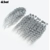DÉBUT Gray Synthetic Hair 8 Bundles with Simple Closure Water