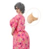 KUOIN Fake Chest Old Lady Grandma Costume, Granny Suit for