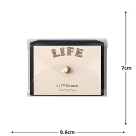 Life Sticky Notes, Blank Lifescape, Clear with Clear Cover, YL17