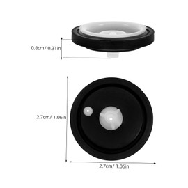 Operitacx 4 Stück Membran für Wasserzulaufventile Installieren Kompatibel mit Waschmaschinen und Urinalen Zuverlässige Abdichtung gegen Wasserlecks