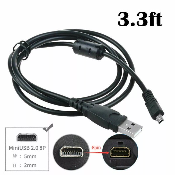 Fite ON USB Data Cable Cord For FujiFilm Finepix X20