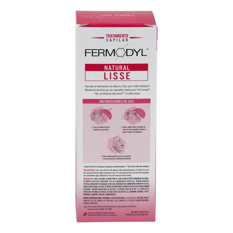 Tratamiento Capilar Natural Lisse Crema 240ml Fermodyl