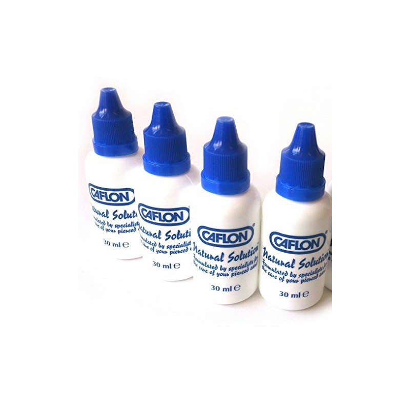 4 x Bottles of Caflon - Ear Piercing Aftercare Natural