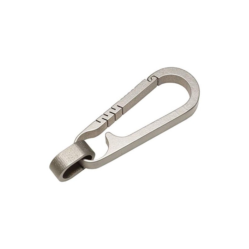 KOYOKOMA TC4 Titanium Alloy Carabiner Keychain Lightweight Small Key Car